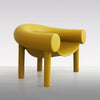 MARTINI  ARMCHAIR YELLOW SIDE