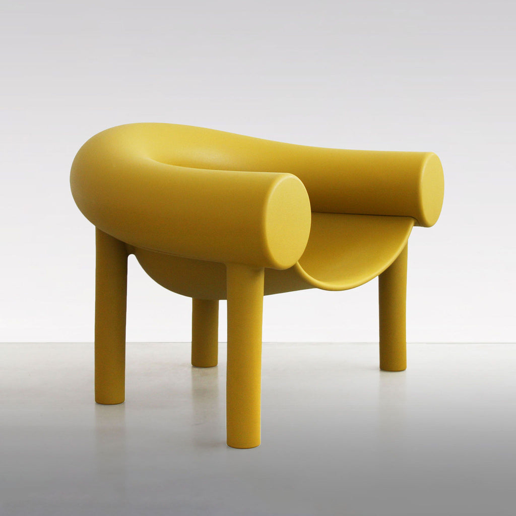 MARTINI  ARMCHAIR YELLOW SIDE