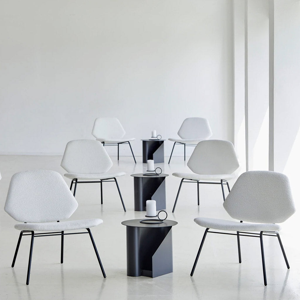 Sentrum Steel Side Table Black Cafe
