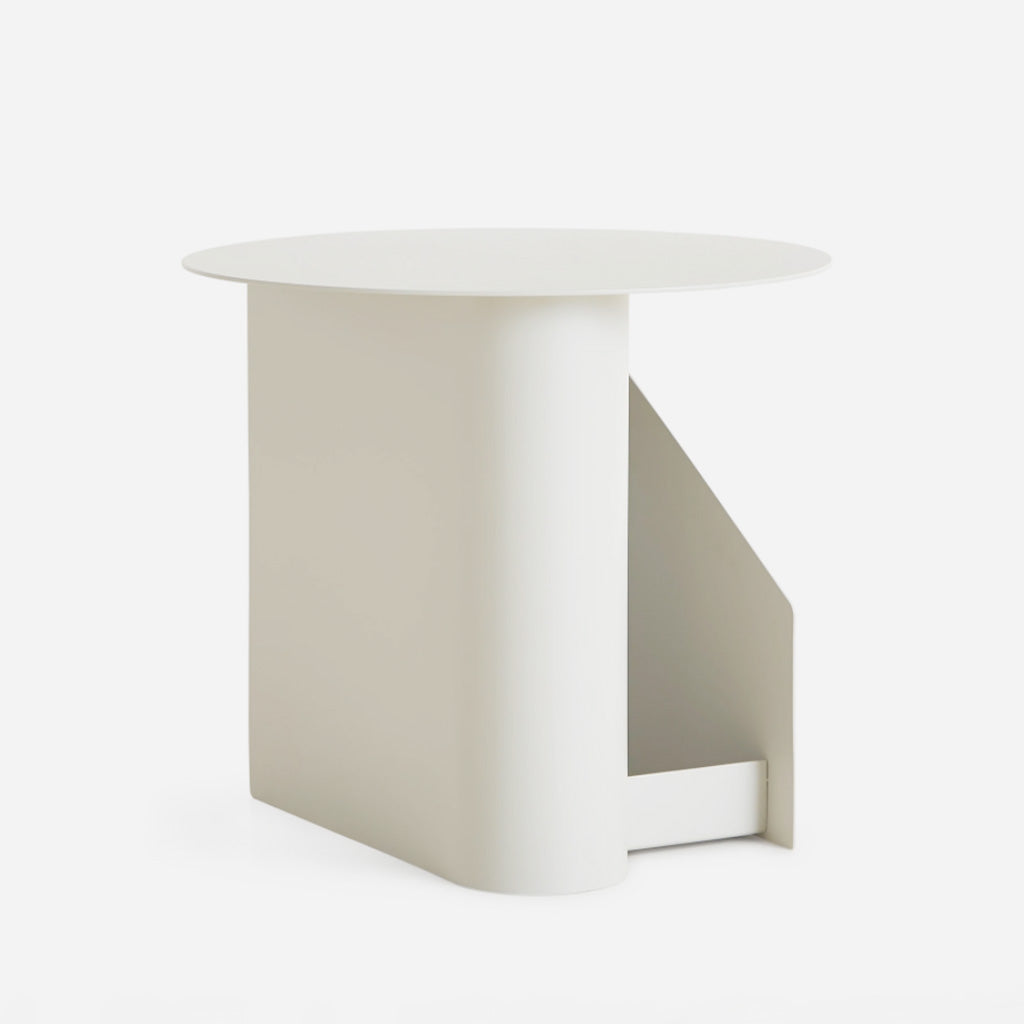 Sentrum Steel Side Table White
