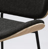 SHELLY Oak Beetle Dining Chair Closeup