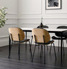 SHELLY Oak Beetle Dining Chair Set