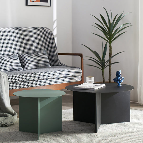 SLIT Coffee Table Black Large Teal Medium