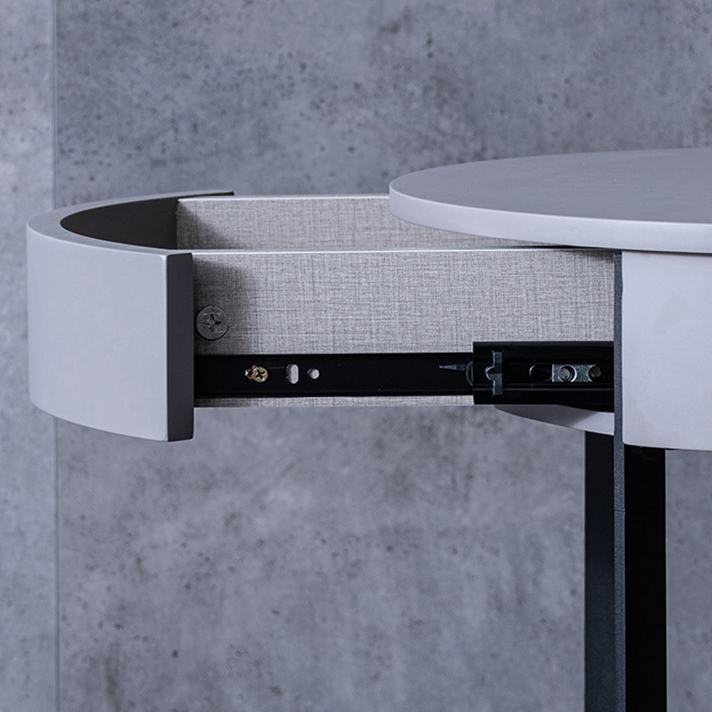Sign Lema Bedside Table Nightstand with Drawer