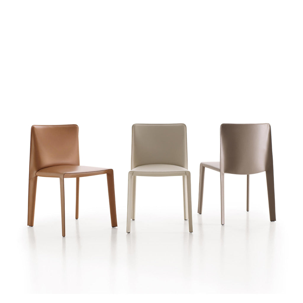 VEFJA DINING CHAIR COLOURS SADDLE LEATHER COLLECTION