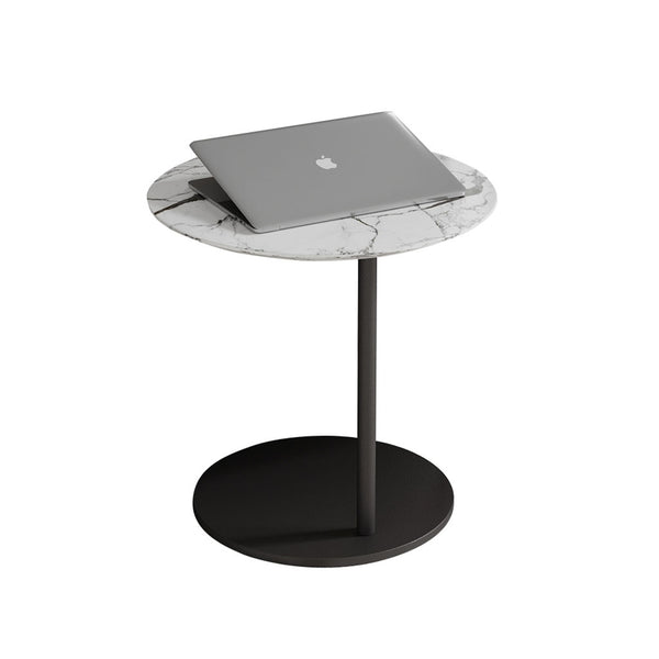Vic Side Table Marble White Thumb