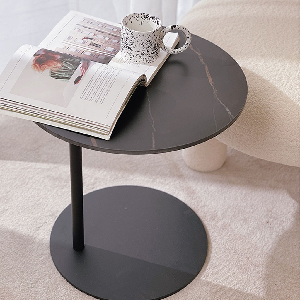 Vic Side Table Sintered Stone Black