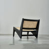 ZACHERY WOODEN AND CANE CHAIR BLACK REAR LIFESTYLE